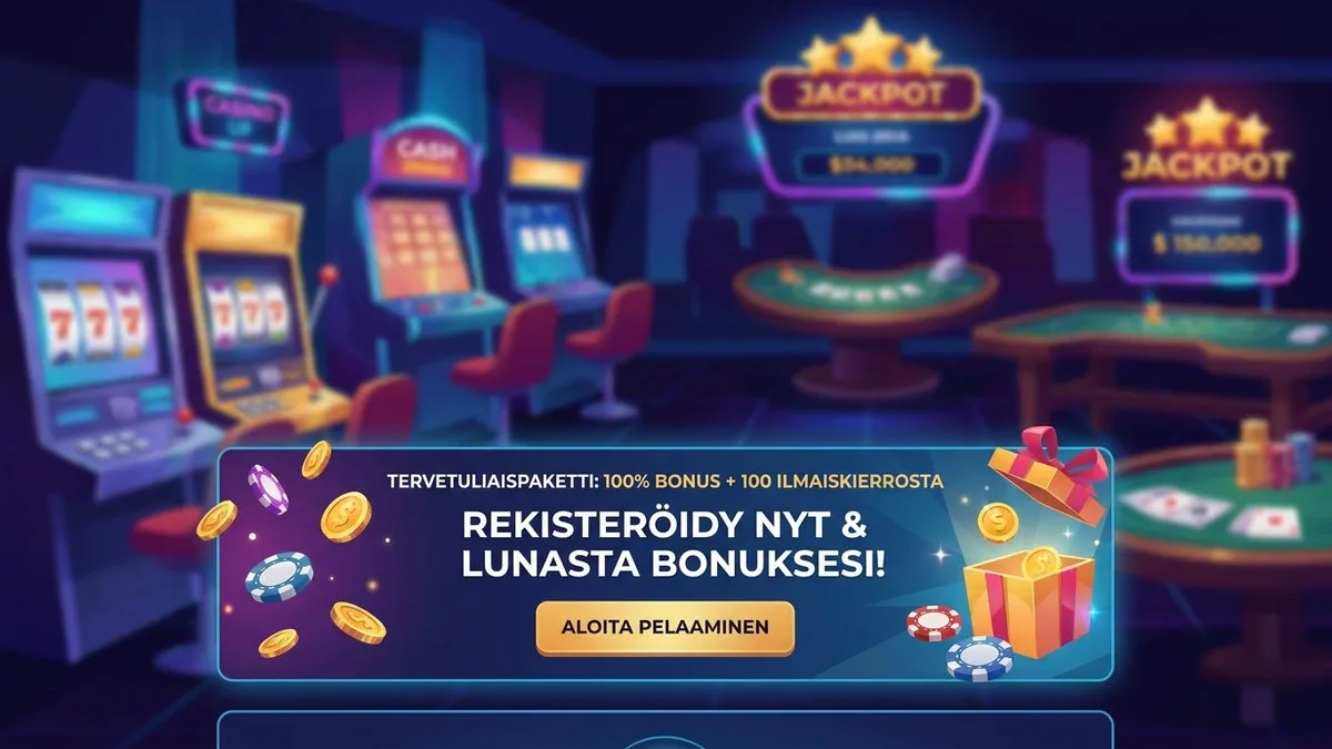 Rekisteröidy bonuksella
